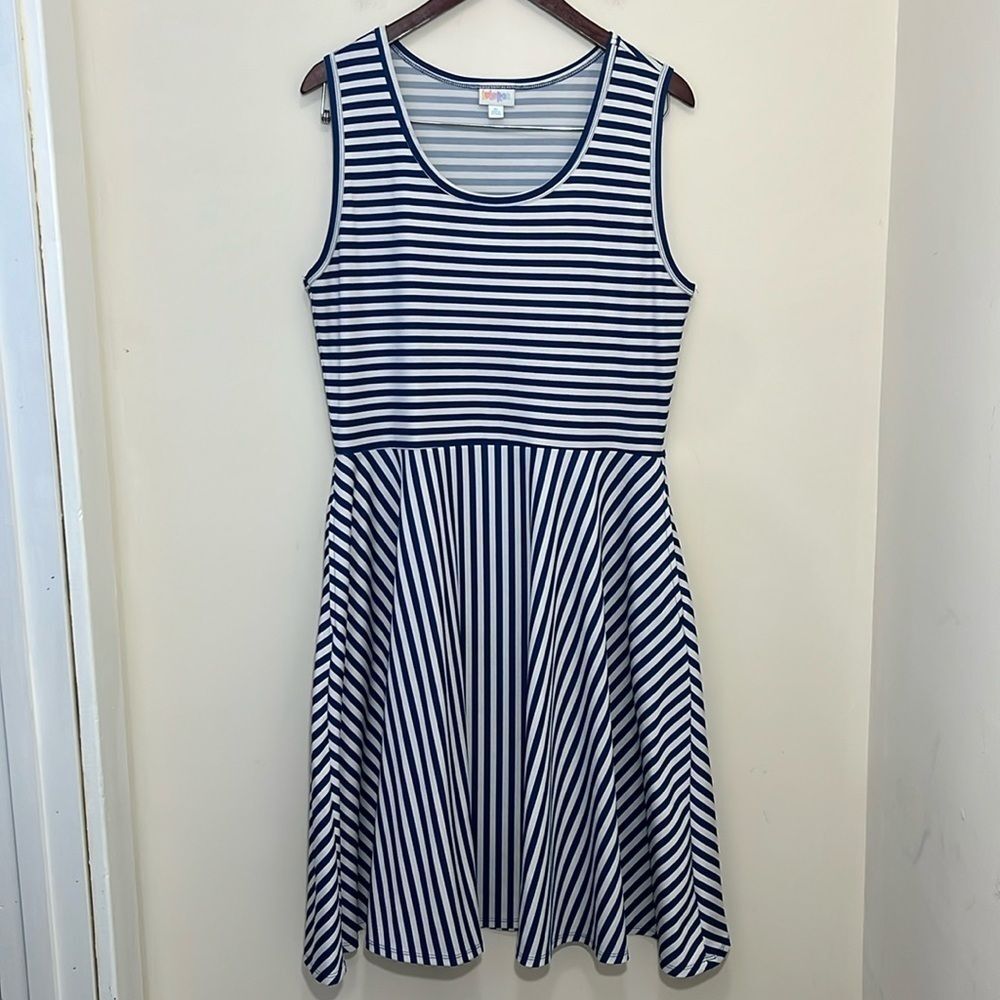 LuLaRoe Nicki Women’s Sleeveless Dress Size XL